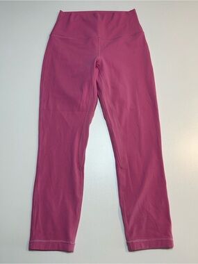 Lululemon Align High-Rise Crop Leggings Pink Blossom Magenta Yoga Pants
